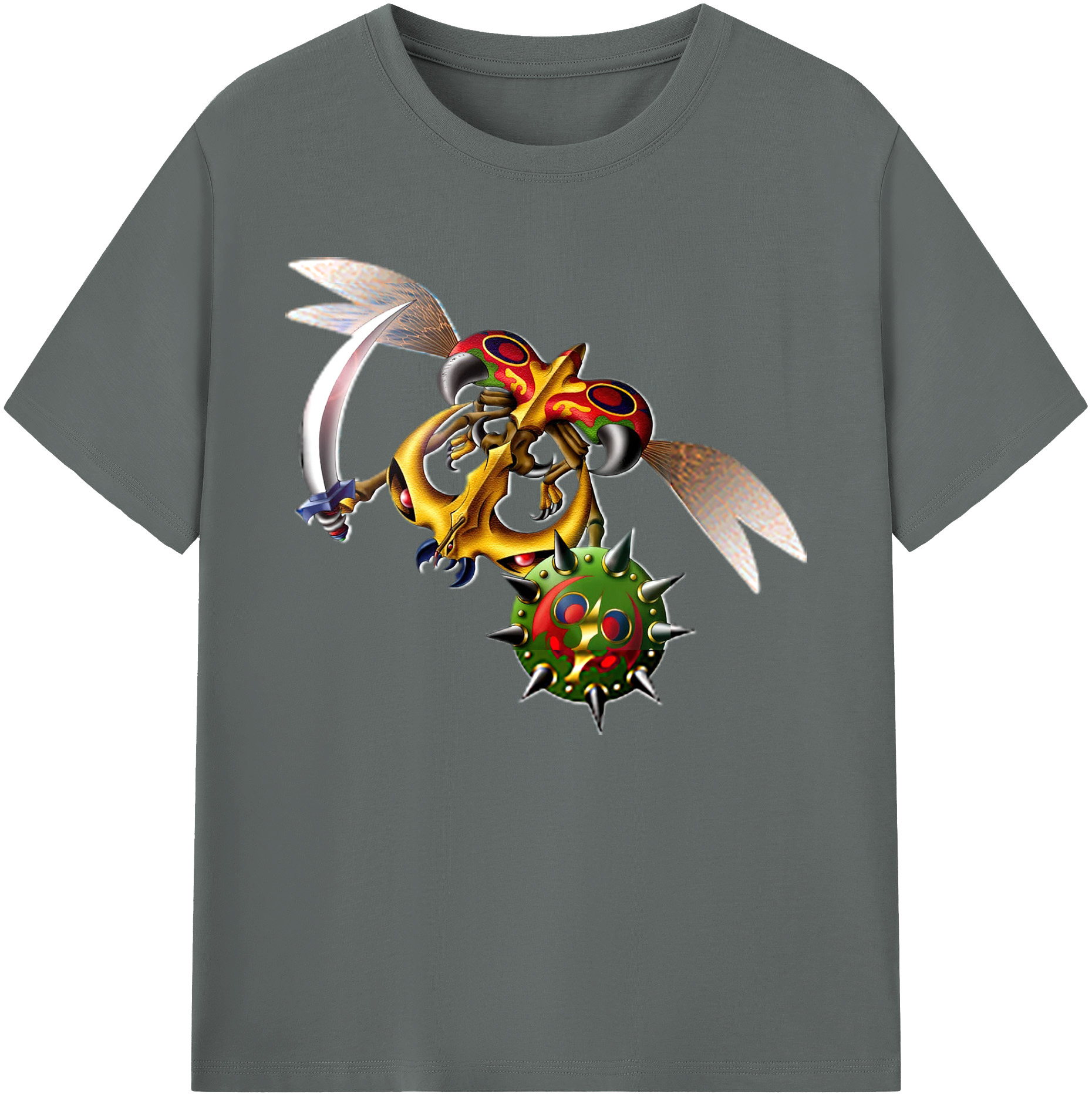 （画像用） 遊☆戯☆王 Yu-Gi-Oh! 綿100％ メンズ半袖Tシャツ｜肌触りやわらか＆通気性